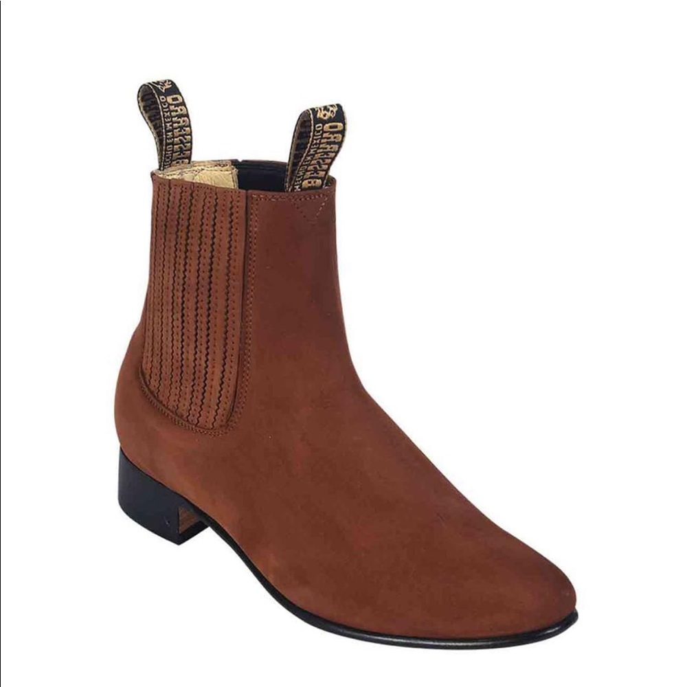 El Besserro Charro Suede Ankle Boots Botines